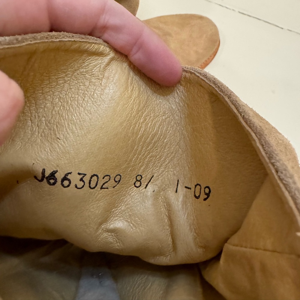 NWOT Juicy Couture suede leather boots tan 8 - Picture 7 of 8